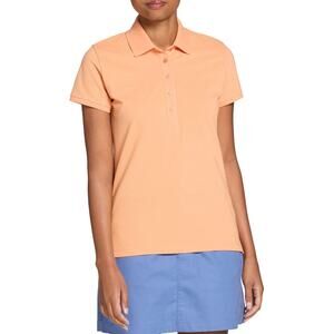 NWT/NWOT Walter Hagen Women's Clubhouse Orange Short Sleeve Classic Polo